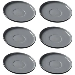 KAFFEEUNTERTASSEN Jasper schwarz ø 15.0 cm 6er Set