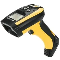 Datalogic PowerScan 9501, Tragbares Barcodelesegerät, 2D, Laser, GS1 DataBar, Aztec Code, Datenmatri (QR-Code), Barcode Scanner, Schwarz, Gelb