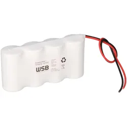 Notleuchten-Akku 4,8V 4500mAh 4,5Ah NiCd F1x4 für Notbeleuchtung