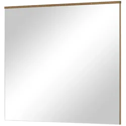 Wohnwert Spiegel 82 x 73 cm Valeo ¦ holzfarben ¦ Glas,Aluminium,Holzwerkstoff ¦ Maße (cm): B: 82 H: 73 T: 2.5