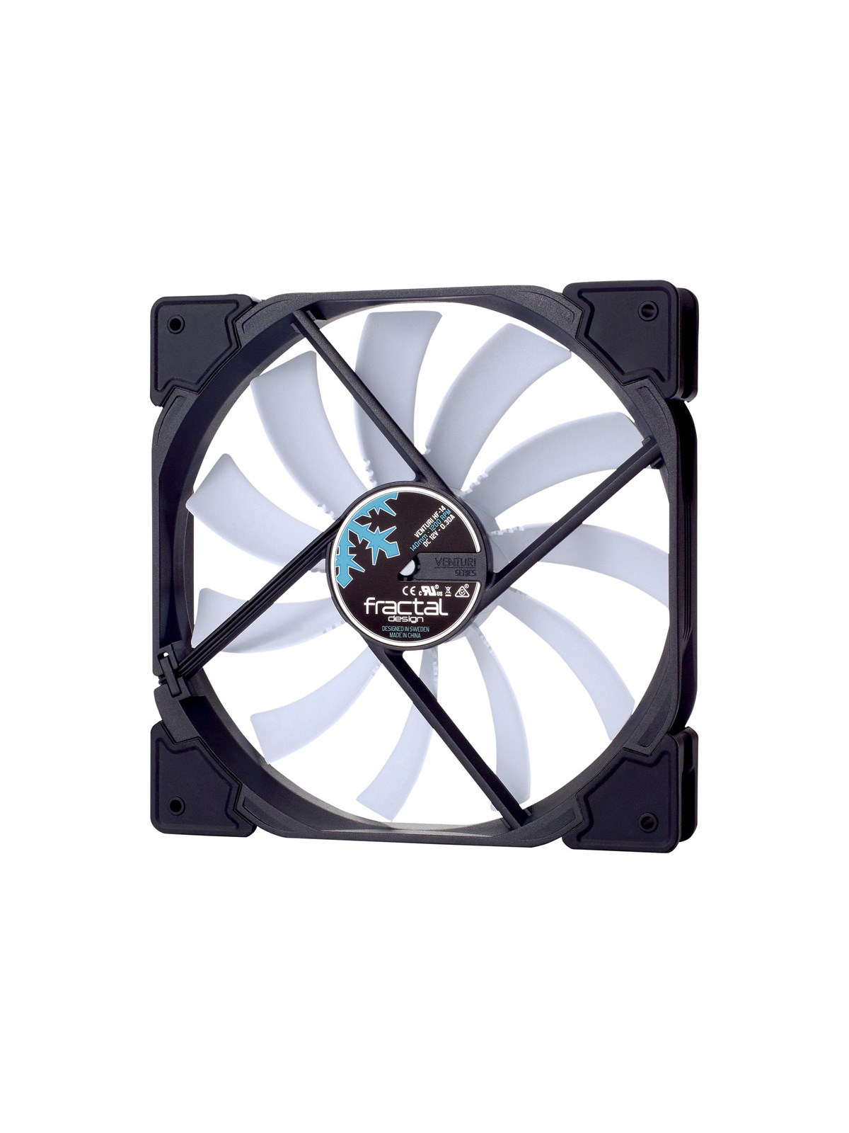 Fractal Design Venturi Series HF-14 - Gehäuselüfter - 140mm - Weiß