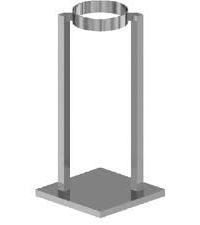 ALMEVA Starr Bodenstütze DN125 (ESTBS2)