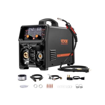 MIG Welding Machine, Pro Synergic Welder, Dual Voltage Aluminum MIG, Flux Core, Stick, Lift TIG Welder With LCD Screen MIG Welding Machine, Pro Synergic Welder, Dual Voltage Aluminum MIG, Flux Core, Stick, Lift TIG Welder With LCD Screen