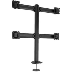 Chief Kontour Series K3G220B - Befestigungskit für 4 LCD-Anzeigen - Schwarz - Bildschi (Tisch, 24", 6.80 kg), Monitor Halterung, Schwarz