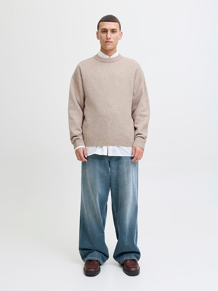 Jack & Jones Pullover in Beige - L