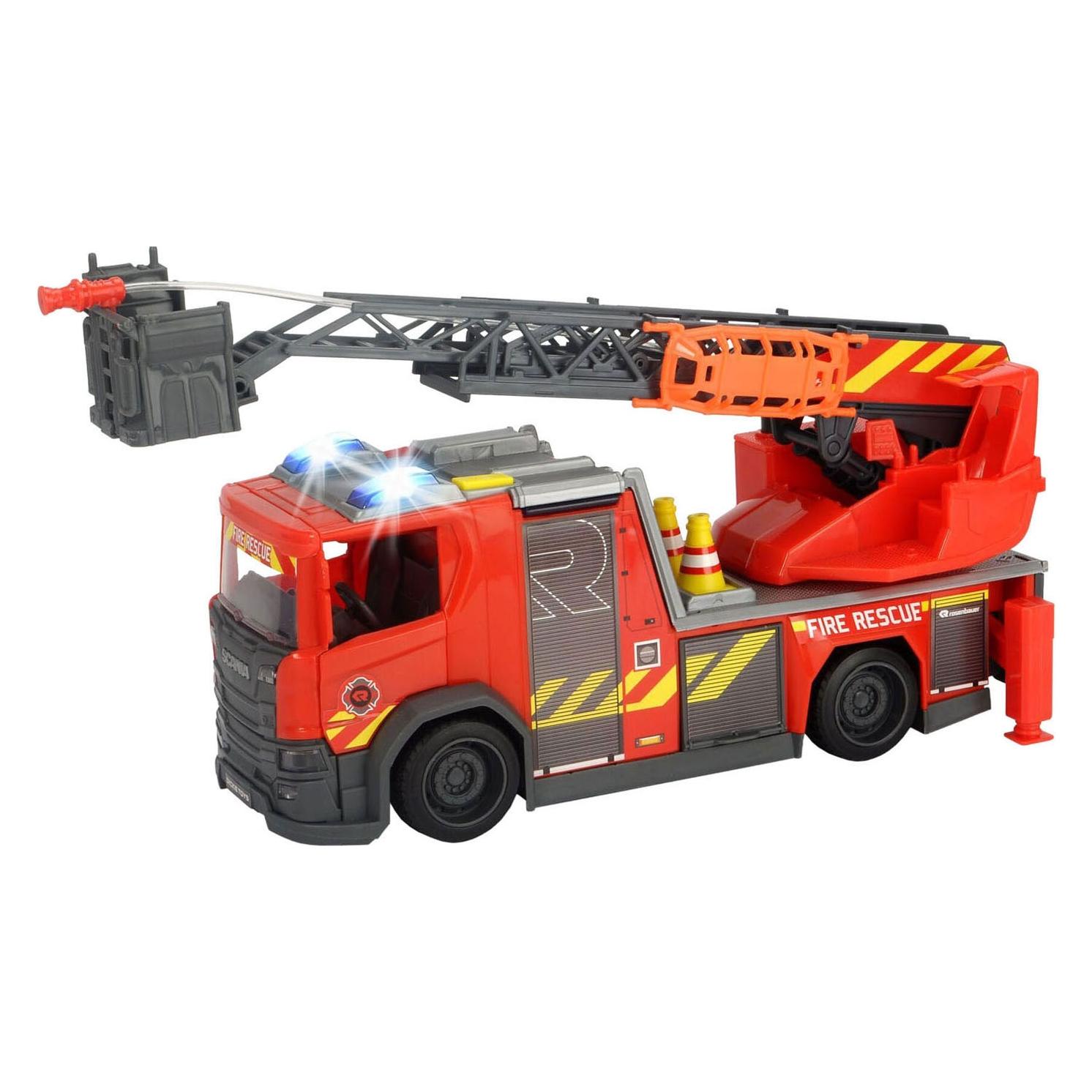 Dickie 203716017038 Scania Fire Rescue cm. 35 Rosenbauer, luci e suoni (66803)