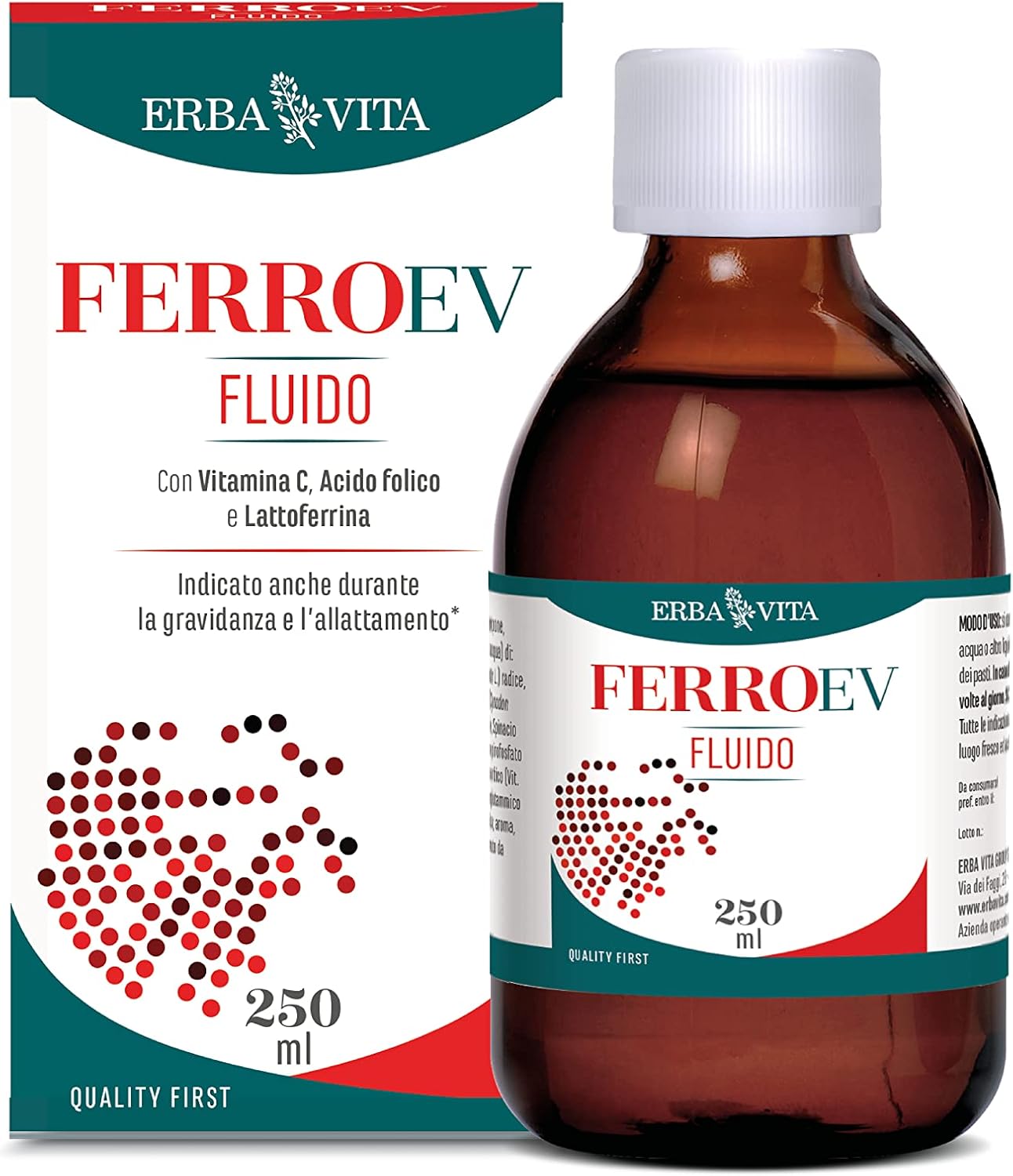 Erba Vita Ferro EV Sciroppo, 250 ml