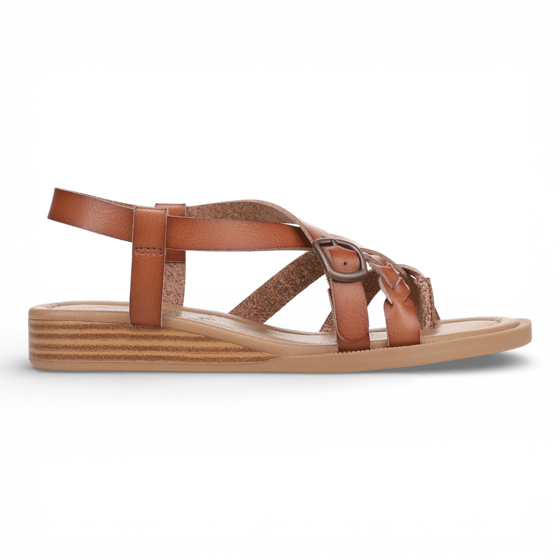 Blowfish Malibu Damen Scotch Tan Micro Wedge Riemchensandalen – April