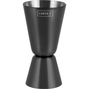 Lurch Messbecher 240787 Jigger, aus Edelstahl, Barmaß mit cl Skala für 2 cl und 4 cl, 40 ml