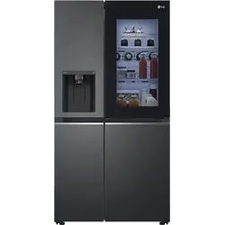 LG GSXV91MCLE InstaView Door-in-Door®, Side-by-Side (635 l, E, 1790 mm hoch, Matte Black)