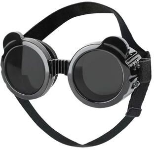 Uplift Picks AdventureShield Dog Goggles Waterproof Windproof Pet Sunglasses For Small Dogs black