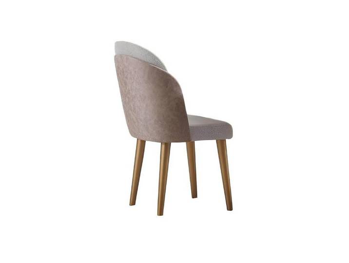 JVmoebel Esszimmerstuhl Esstischstühl Moderner Stil Weiche Polsterung Beige Elegantes Design, Made in Europa