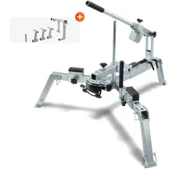 BTR Reifenmontiergerät EVO3® Beides (Straßen / Rennstrecken & MX / Enduro-Kit) Ohne Rollerreifen-Wechselkit Mit erhöhten Standfüßen (verstellbar) Mit Montagearm-Erweiterung Ohne Abdrückschaufel-Schutz