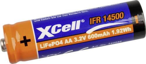 XCell Mignon (AA)-Akku Mignon (AA) LiFePO 4 3.2V 600 1St.