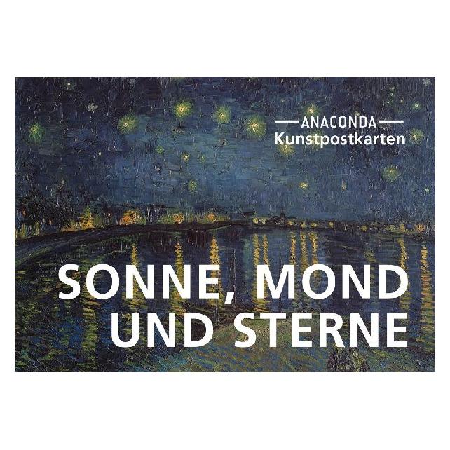 Anaconda Postkarten-Set Sonne, Mond und Sterne (18 Stk.) (41457548)