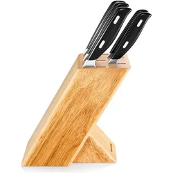 Tescoma Messerblock GrandCHEF, mit 5 Messern, Küchenmesser, Braun