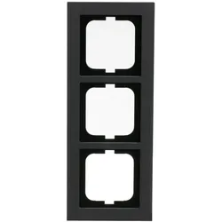 Busch-Jaeger 1723-290 Abdeckrahmen 3-fach schiefergrau - Busch-axcent® pur 2CKA001754A4807 1723290