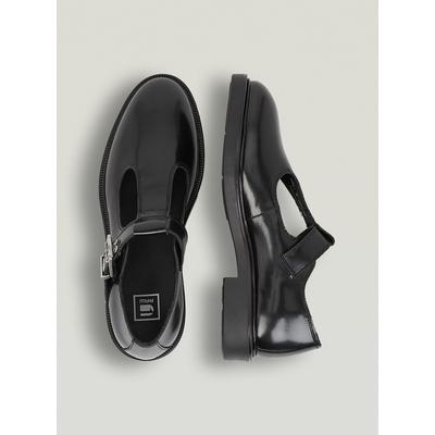Loafer G-STAR "Vacum MJ Lea Schuhe", Damen, Gr. 38, schwarz, 100% Leder, Schuhe Loafer