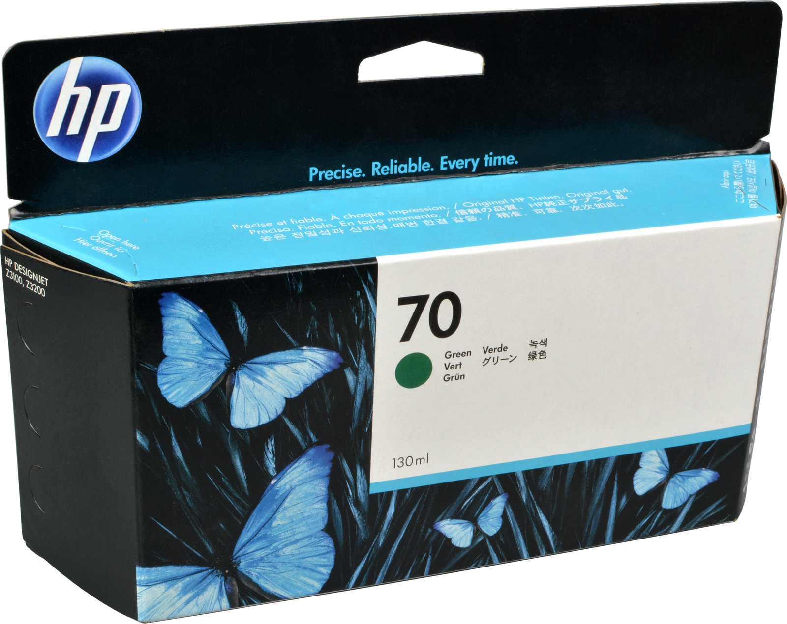 HP 70 inktpatroon - Groen