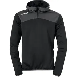 Kempa Emotion 2.0 Quarter Zip Hoody Schwarz/anthra M