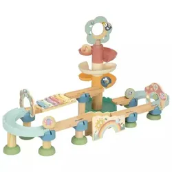Tooky Toy: Regenbogen Glockenkugelbahn-Bauset