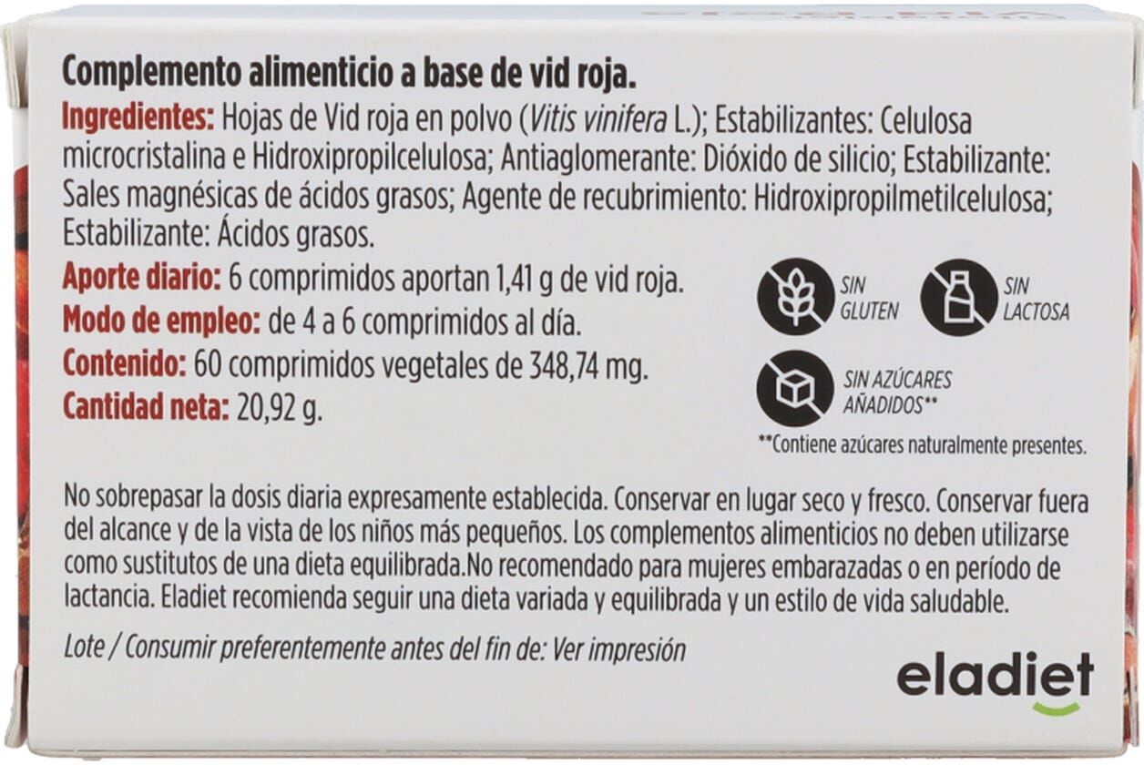 ELADIET Fitotablet vid roja 60comp