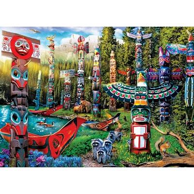 Family Puzzle 500 Teile - Oversize - Dragon Kingdom