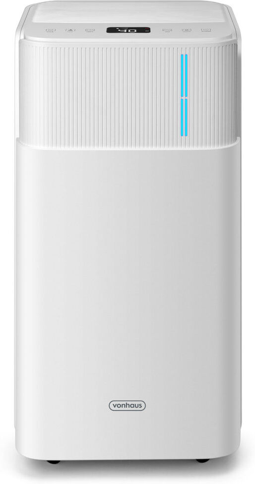 VonHaus 12L Low Energy Dehumidifier with Laundry Mode White 45.9;45.9cm H X 25.6cm W X 22.3cm D
