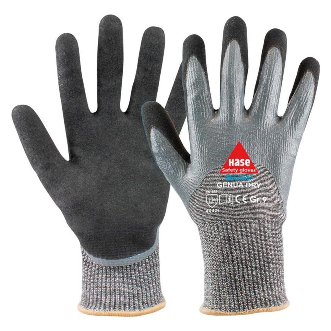 Hase Schnittschutzhandschuh Genua Dry, Nitril,Gr.10 (10) (4018949508552)