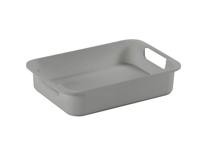 Box Sigma home hellgrau Kunststoff B 24.4 cm H 4.4 cm