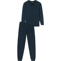 Schiesser Herren Pyjama Comfort Essentials 1er Pack