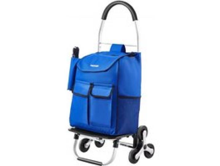 VEVOR Chariot de Courses Pliable, 36 L, Chariot Monte Escalier d'Épicerie avec 6 Roues, Sac de Rangement Tissu Oxford, pour Faire du Shopping, Bureau, Déménagement, Transport, Extérieur, Blanchisserie