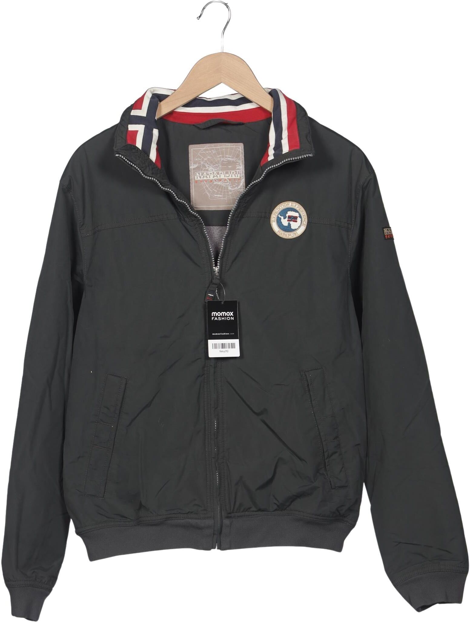 Napapijri Herren Jacke, Grau, Gr. L, Synthetik - Second Hand