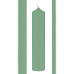 Kopschitz Kerzen 6 Altar Kerzen Seemoos Seafoam 40 x 5 cm im XXL Format