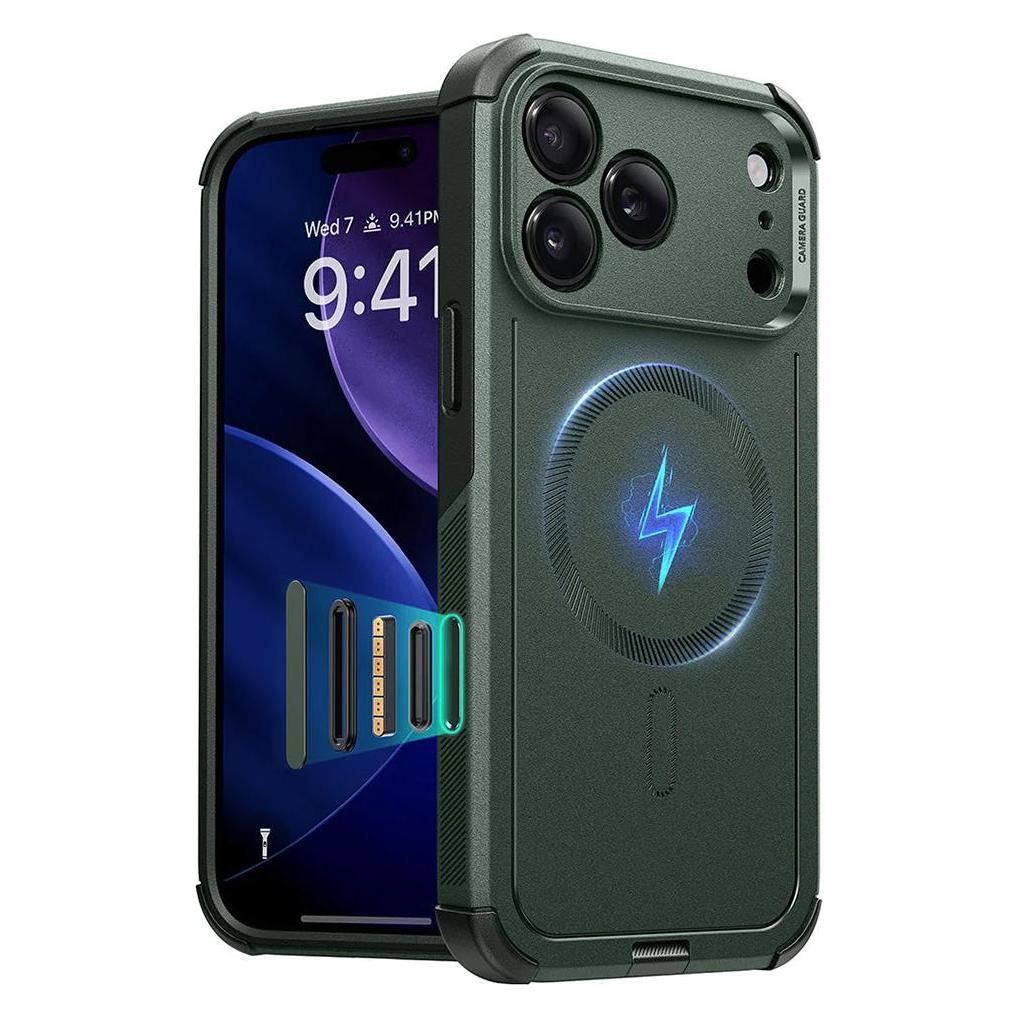 ESR - Cyber Halolock - iPhone 17 Pro - Green (Apple iPhone 17 Pro) (59432329)