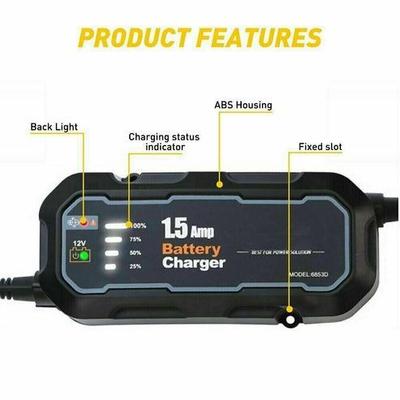 Automatic Smart Battery Charger, Car Auto Trickle Maintainer, Multi Protection Features Automatic Smart Battery Charger, Car Auto Trickle Maintainer, Multi Protection Features