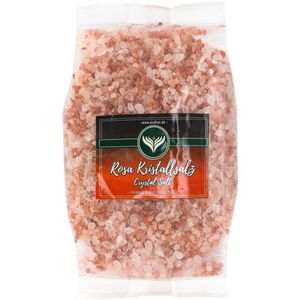 Azafran Salz rosa Kristallsalz, im Beutel, grobes Steinsalz aus Pakistan, 1 kg