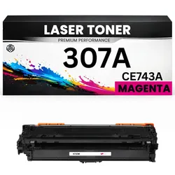 XL Toner 307A für HP kompatibel Magenta CE743A Premium Alternative Günstig für HP Color LaserJet Professional CP5225 series