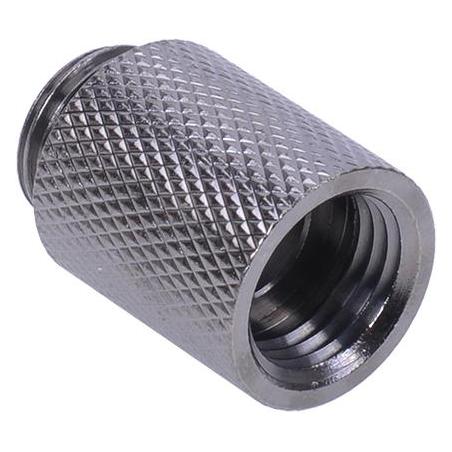 Aquatuning Verlängerung G1/4 auf G1/4 25mm gerändelt black nickel (64137)