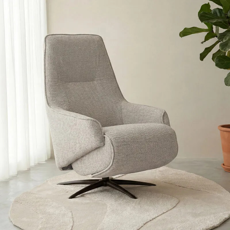 Label51 Fauteuil Odense Naturel Bouclé One Size