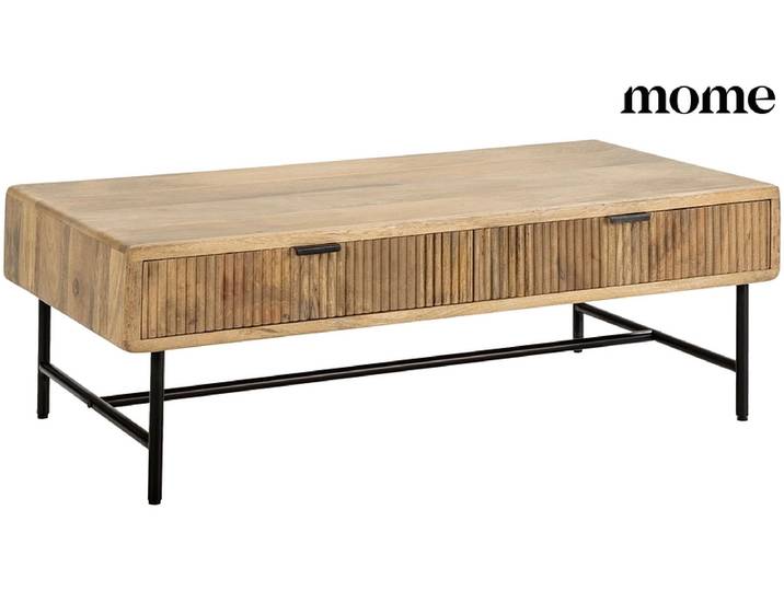 MOME Couchtish MUNDRA 60x120x45cm natürliches holz