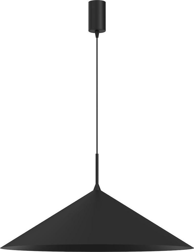 Eko-Light Hanglamp Capital, zwart, minimalistisch design, dimbaar, metaal, GX53