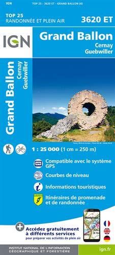 Collectif - Le Grand Ballon.Cernay.Guebwiller 1:25 000 - Preis vom 12.10.2026 11:37:12 h