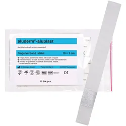 Aluderm Aluplast Stabil Fingerverband 18x2cm 10 ST