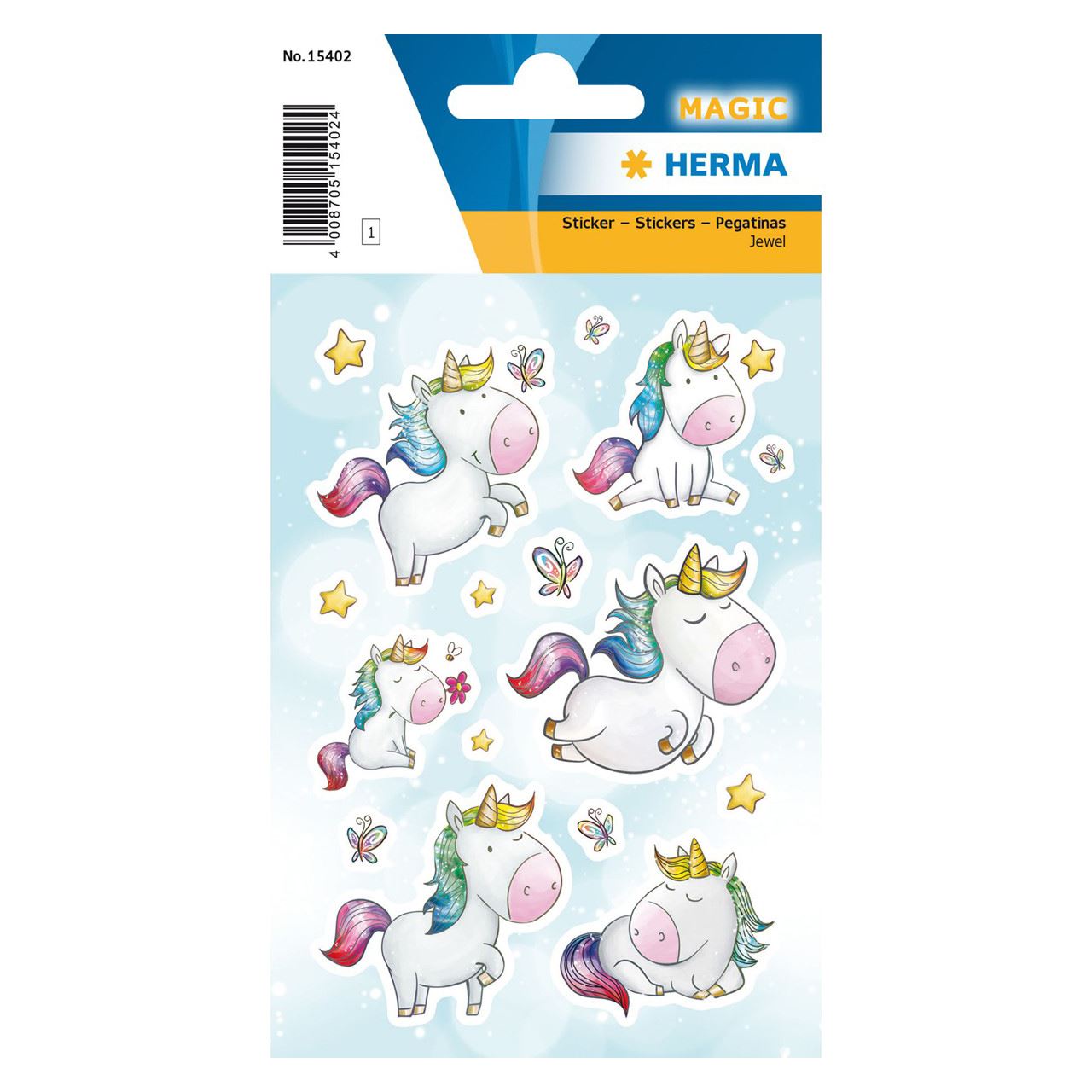 Herma Sticker MAGIC Einhorn Sternenstaub Jewel