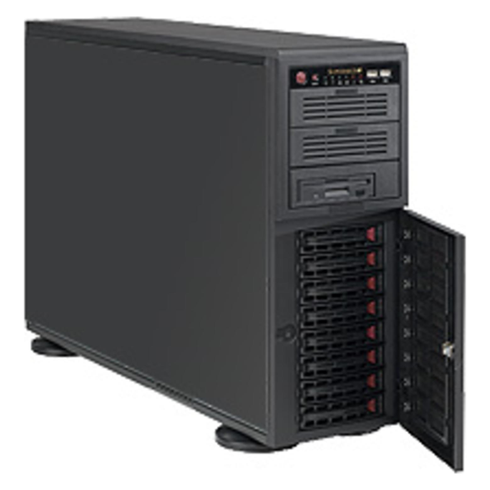 Supermicro SC743 AC-668B - Tower - 4U - Erweitertes ATX (CSE-743AC-668B)