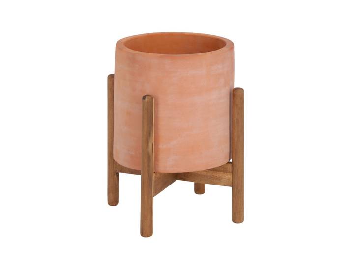 Kave Home Plantenstandaard Dalva Ø26cm - Roestbruin