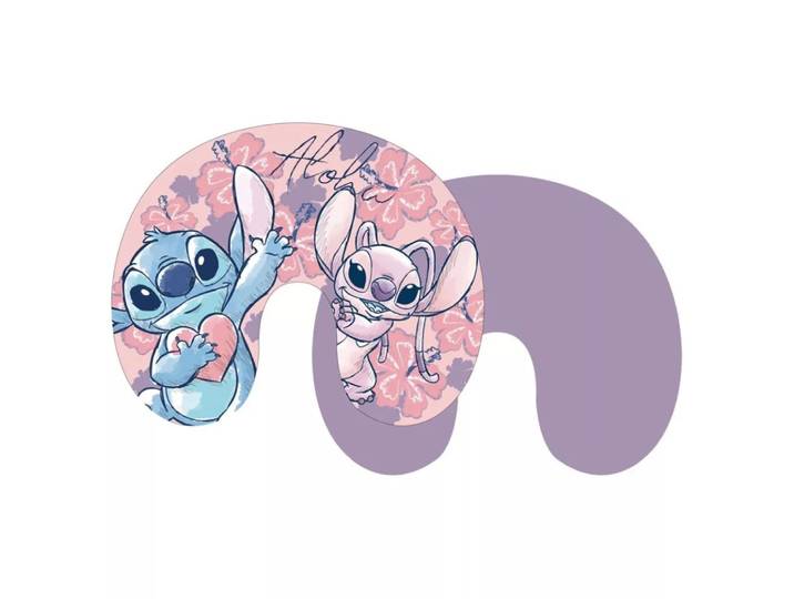 Lilo en Stitch sierkussen Angel travel neck 35 x 30 cm