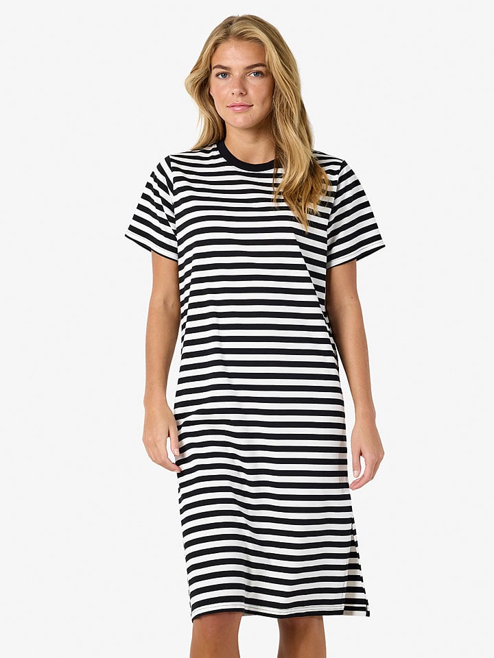 Noisy may Kleid "Ember" in Schwarz/ Weiß - S