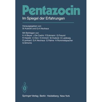 Pentazocin, Taschenbuch von , Springer Berlin, 978-3-540-10755-2